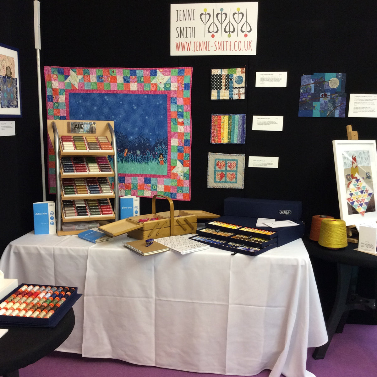 My very first trade show - Stitches 2016 with Aurifil – Jenni Smith
